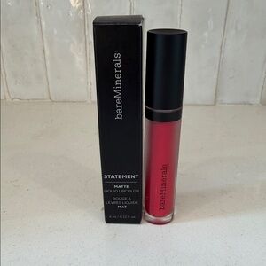 bareMinerals Matte Liquid Lipcolor — Juicy-Poppy Red